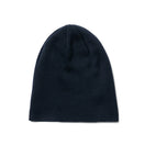 ベーシック ビーニー Yohji Yamamoto FW20 シグネチャーロゴ ネイビー