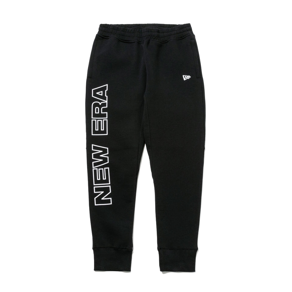 テックスウェット パンツ ニューエラ ワードマーク ブラック/ホワイト 【NEW ERA WORKOUT】