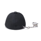 キャップキーホルダー Yohji Yamamoto SS21 シグネチャーロゴ ブラック × メタリックブラック