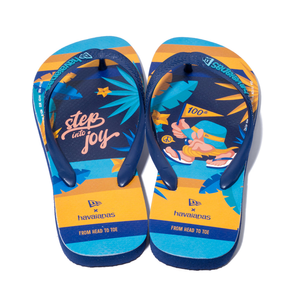 Beach Sandals ビーチサンダル havaianas ハワイアナス オリジナルロゴ ブルー
