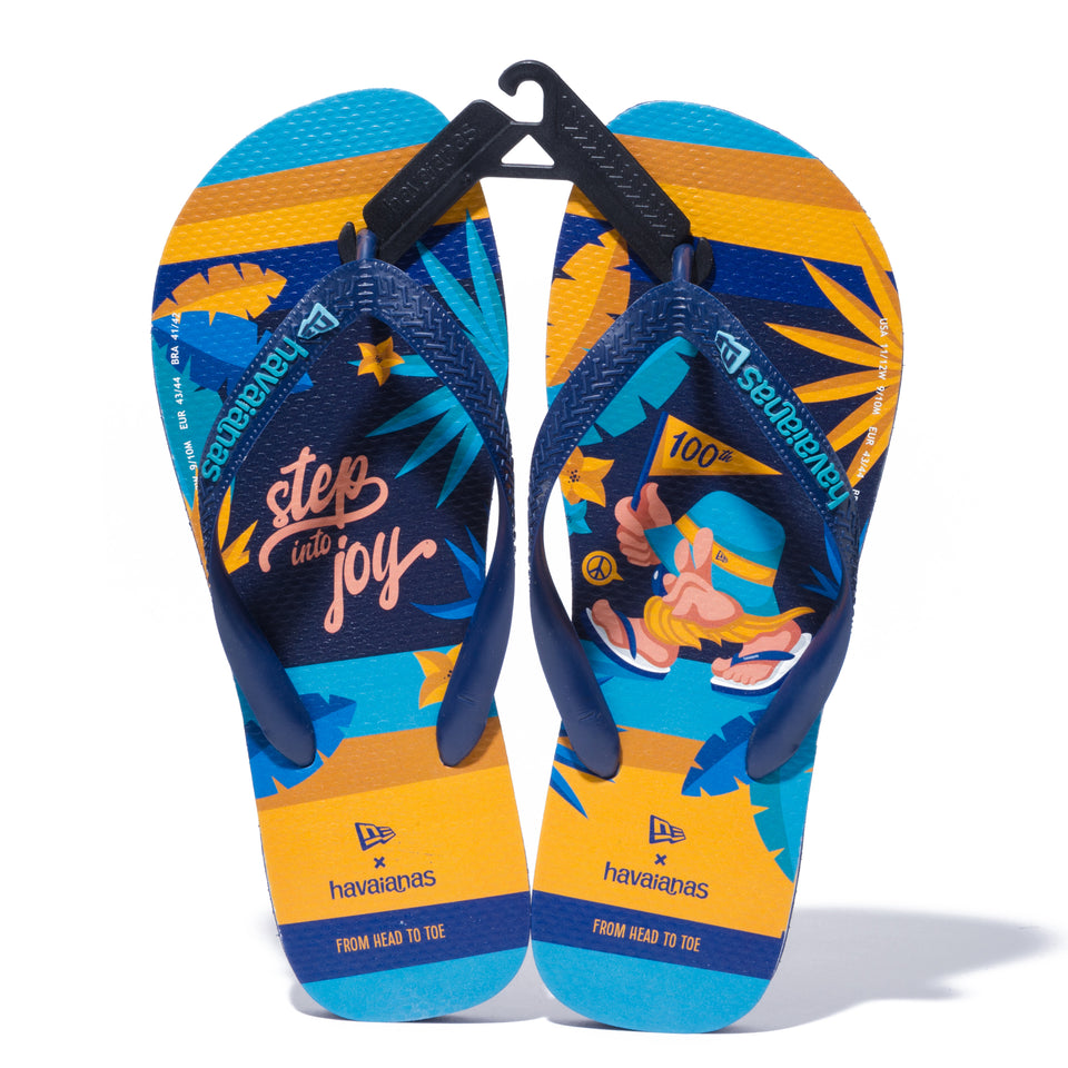 Beach Sandals ビーチサンダル havaianas ハワイアナス オリジナルロゴ ブルー