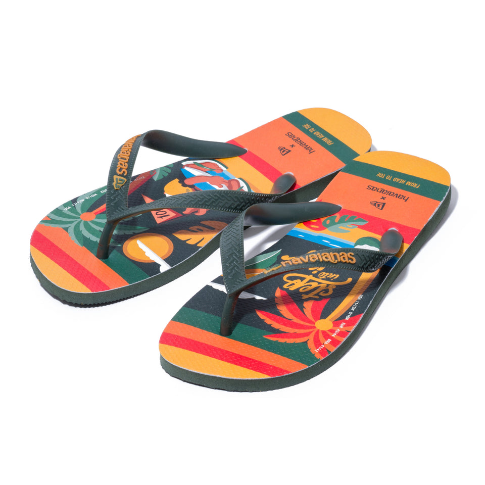 Beach Sandals ビーチサンダル havaianas ハワイアナス オリジナルロゴ オレンジ