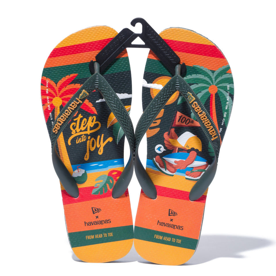 Beach Sandals ビーチサンダル havaianas ハワイアナス オリジナルロゴ オレンジ