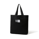 キャンバストート 14L ボックスロゴ ブラック × ホワイト