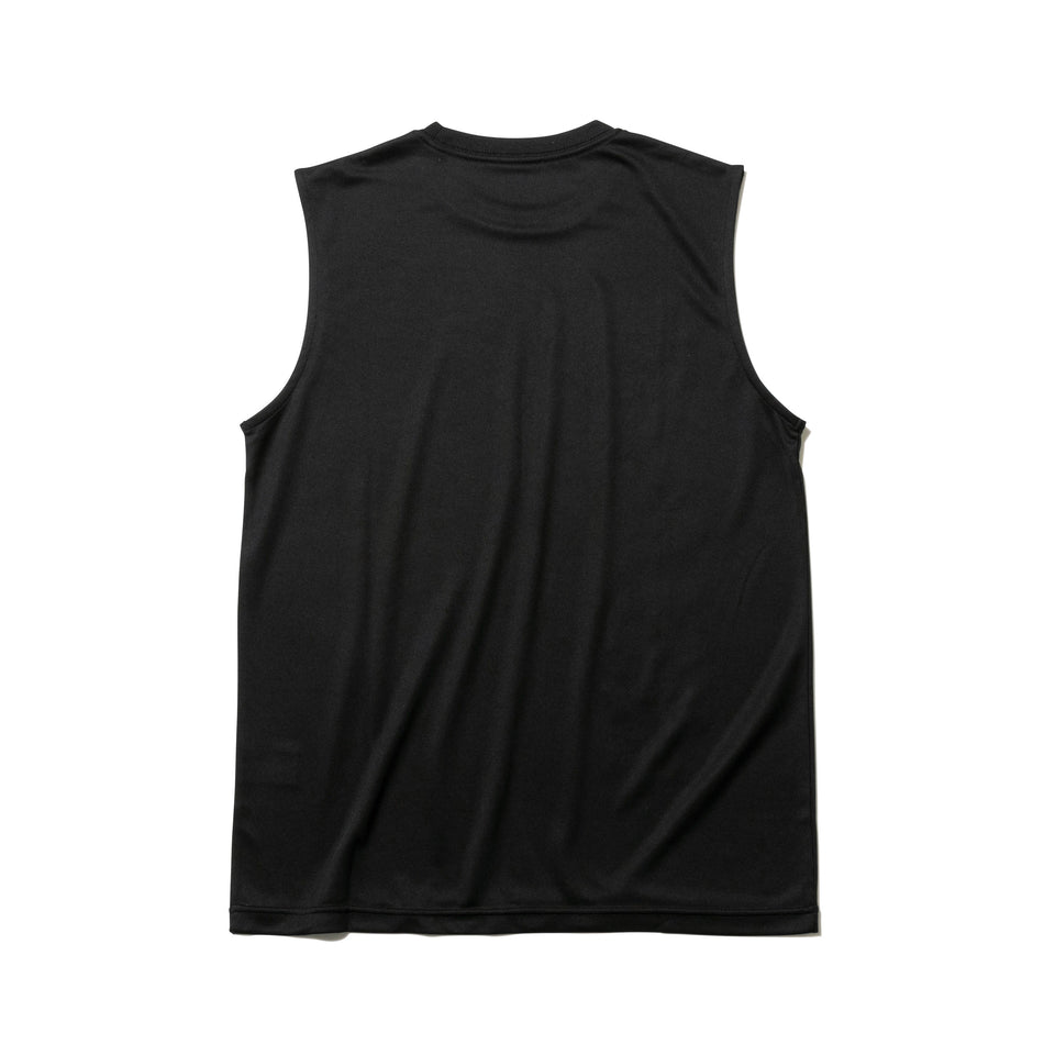 テック タンクトップ バーチカルロゴ ブラック × ホワイト 【 Performance Apparel 】