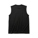 テック タンクトップ バーチカルロゴ ブラック × ホワイト 【 Performance Apparel 】