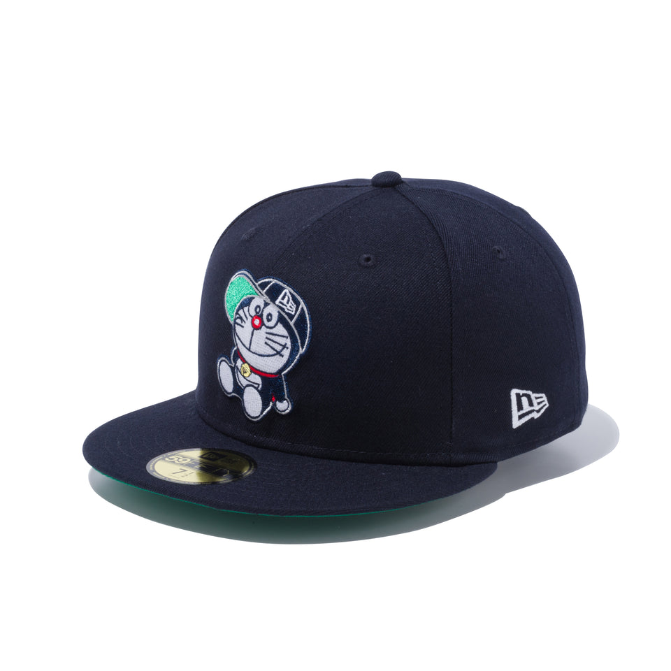 59FIFTY ドラえもん ニューエラキャップ ネイビー グリーンアンダーバイザー