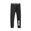 Women's ラッシュタイツ ワードマーク NEW ERA ブラック 【 Performance Apparel 】