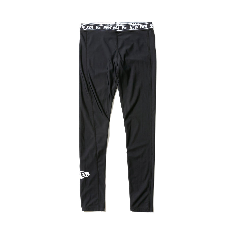 Women's ラッシュタイツ フラッグロゴ ブラック 【 Performance Apparel 】