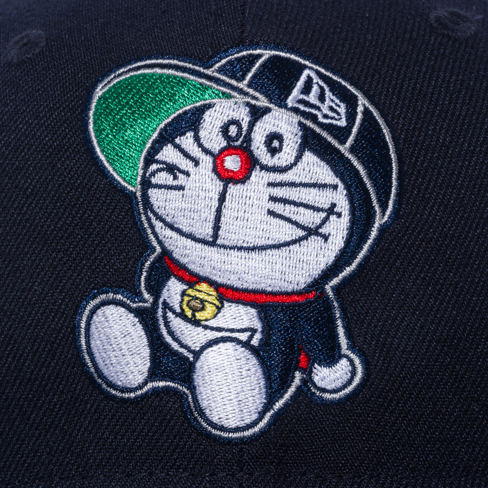 Youth 9FIFTY ドラえもん ニューエラキャップ ネイビー グリーンアンダーバイザー