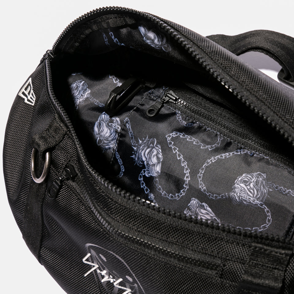 ウエストバッグ 2L Yohji Yamamoto SS21 スマイル シグネチャーロゴ ブラック