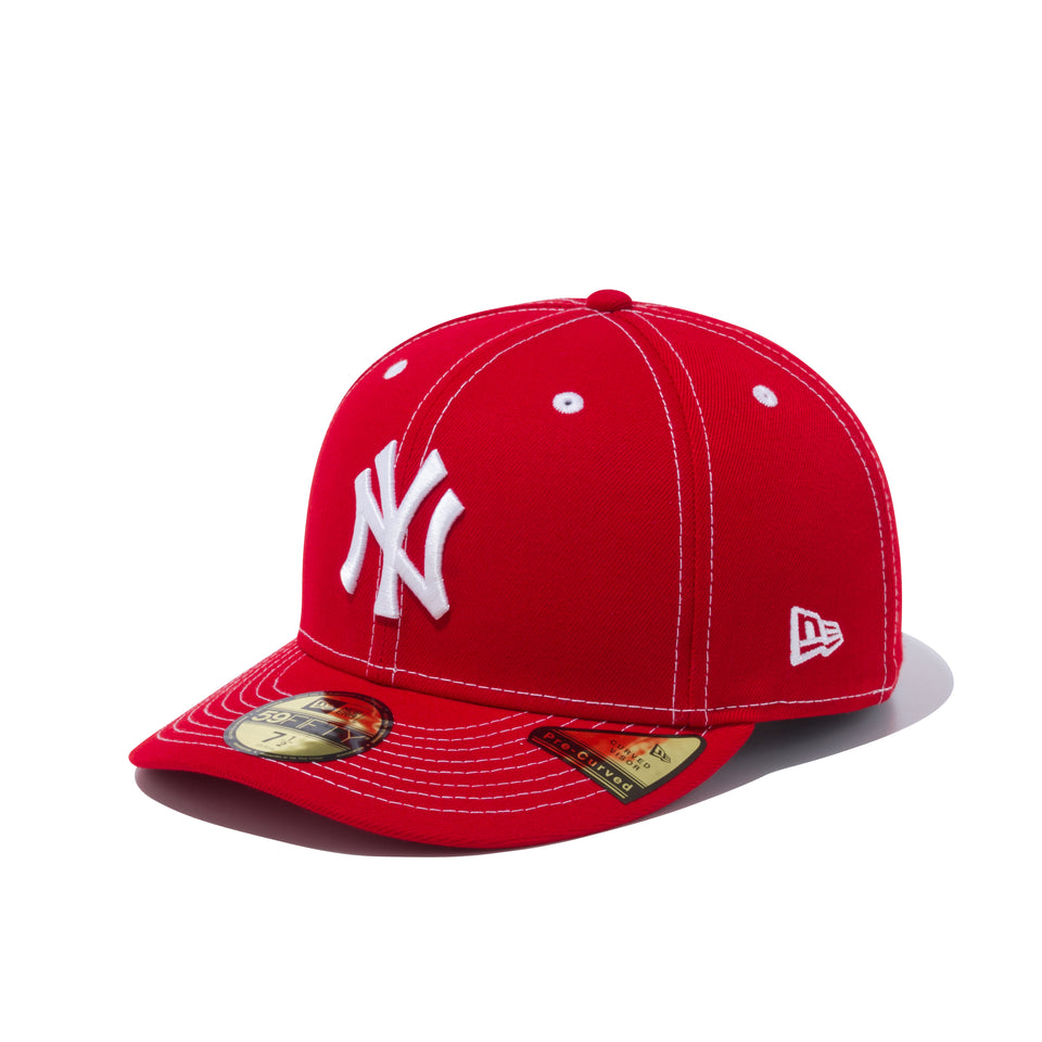 PC 59FIFTY コントラストステッチ ニューヨーク・ヤンキース スカーレット