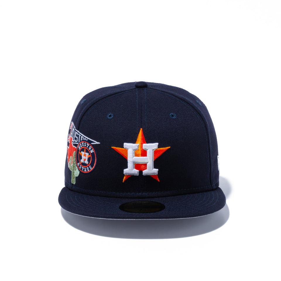 59FIFTY MLB CITY ヒューストン・アストロズ グレーアンダーバイザー