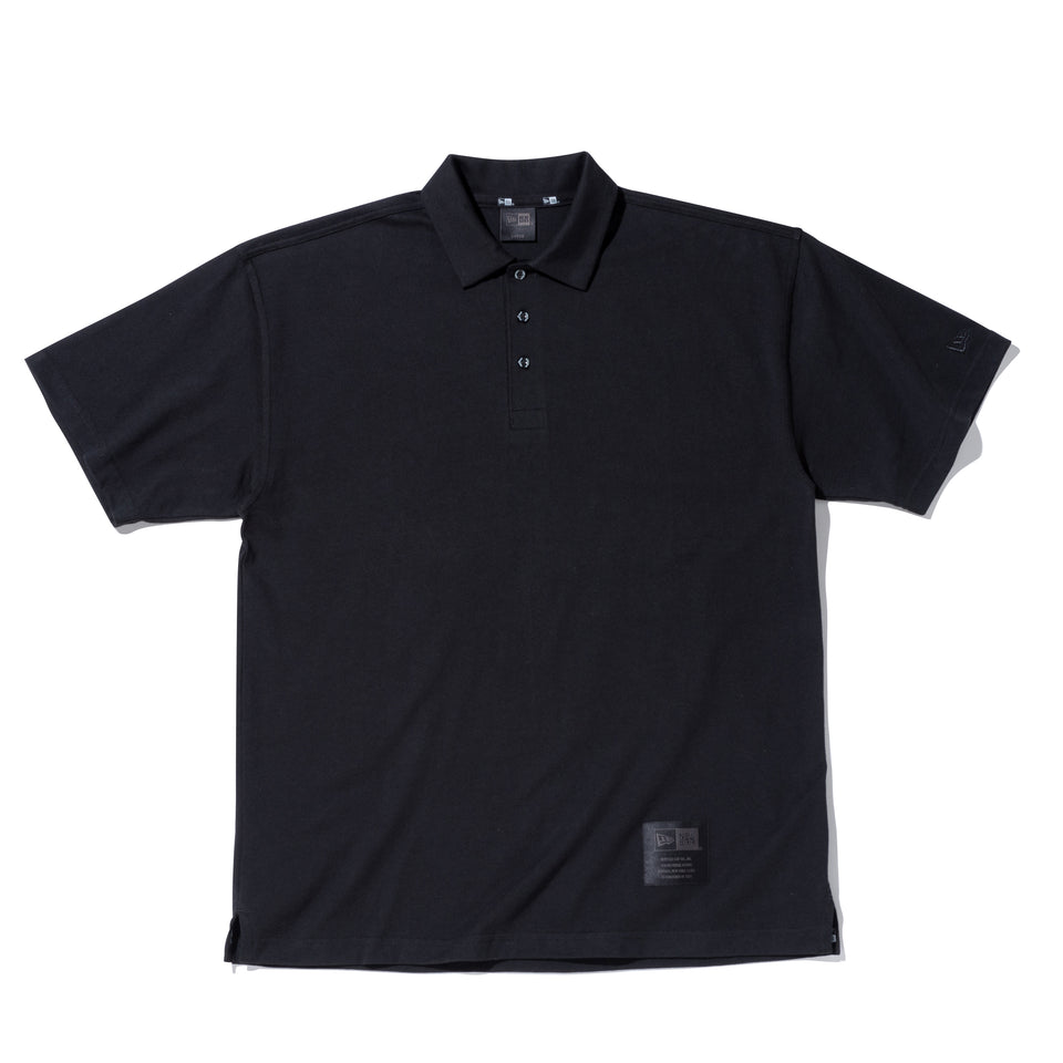 オーバーサイズド ポロシャツ NEW ERA BLACK LABEL ブラック