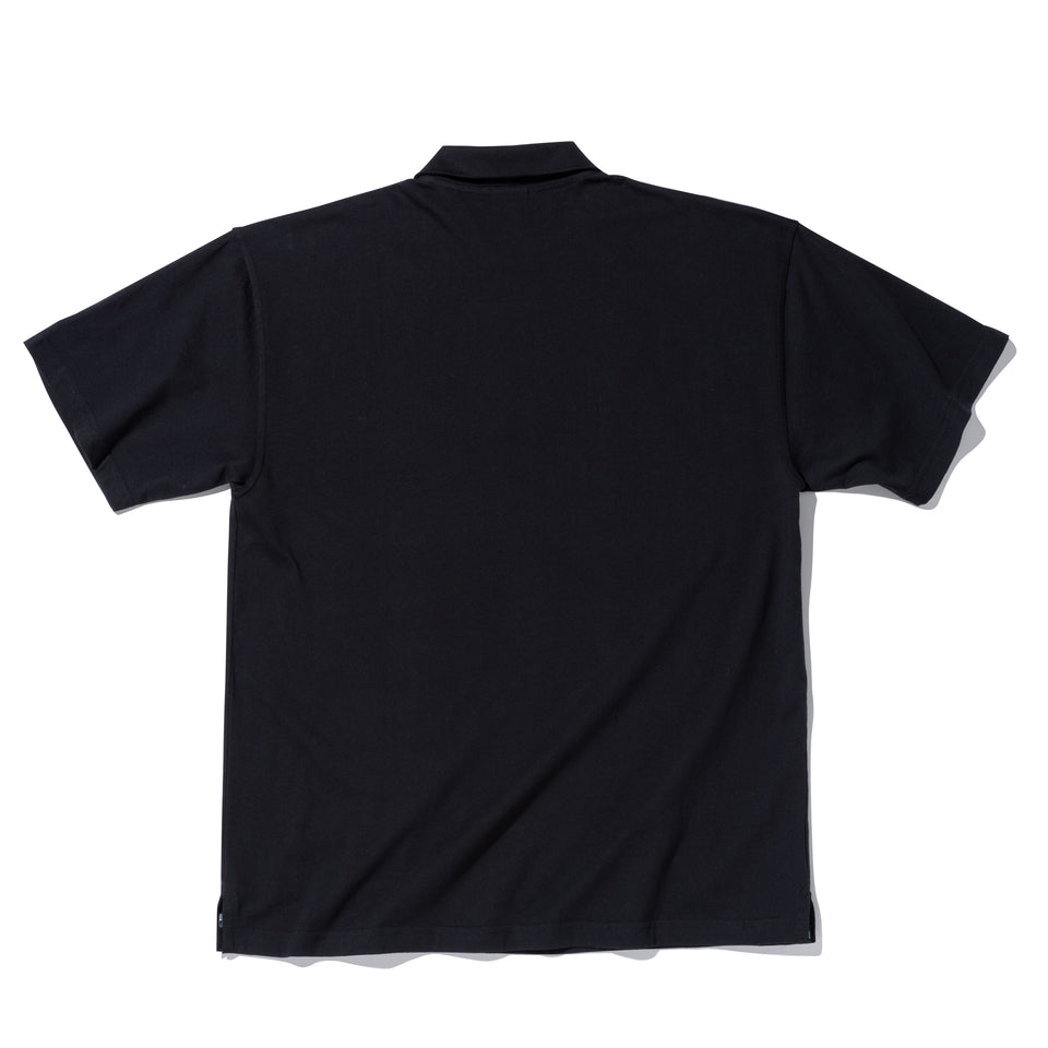 オーバーサイズド ポロシャツ NEW ERA BLACK LABEL ブラック