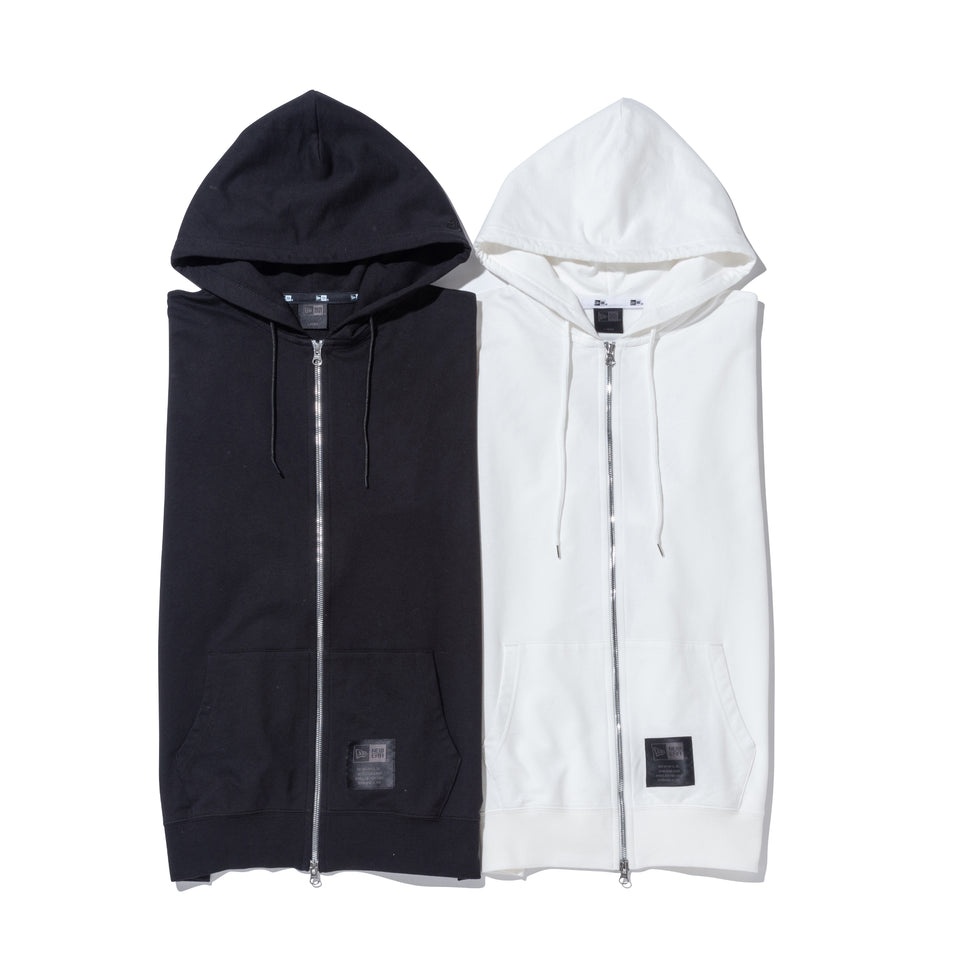 ライトスウェット フルジップ フーディー NEW ERA BLACK LABEL オフホワイト