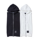 ライトスウェット フルジップ フーディー NEW ERA BLACK LABEL オフホワイト