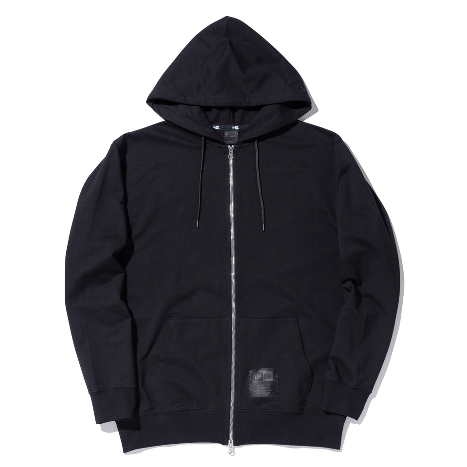 ライトスウェット フルジップ フーディー NEW ERA BLACK LABEL ブラック