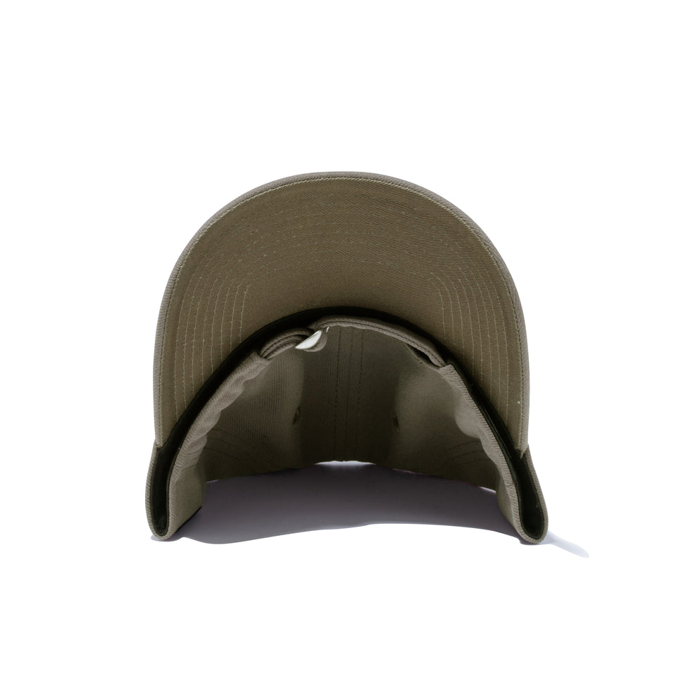 9TWENTY NEW ERA BLACK LABEL Dリング ウーブンラベル ペールカーキ
