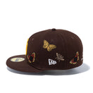 59FIFTY Felt サンディエゴ・パドレス Butterfly Garden グレーアンダーバイザー - 12849887-700| NEW ERA ニューエラ公式オンラインストア