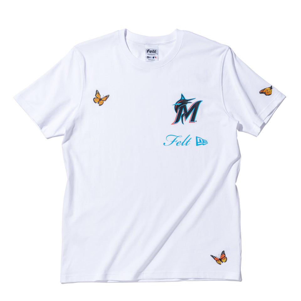 半袖 コットン Tシャツ Felt マイアミ・マーリンズ レギュラーフィット