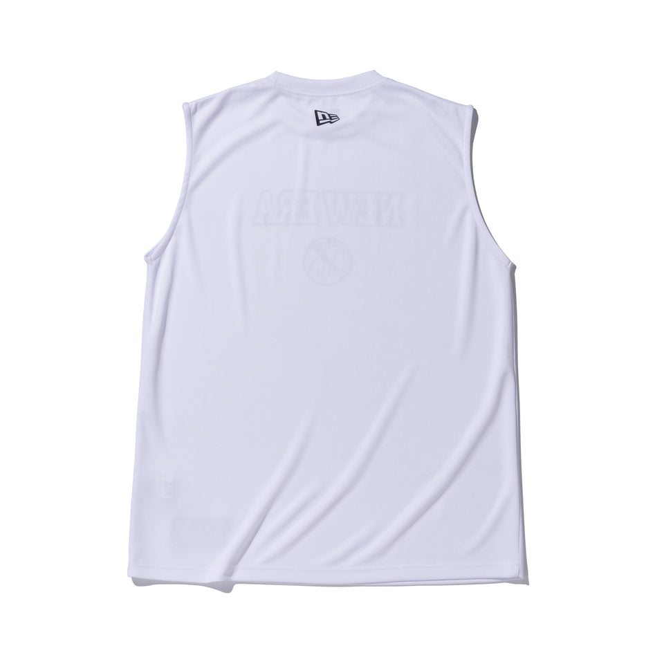 テック タンクトップ NEW ERA サンダーロゴ バスケットボール ホワイト【NEW ERA BASKETBALL】