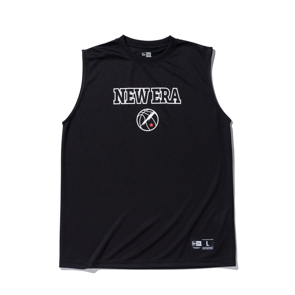 テック タンクトップ NEW ERA サンダーロゴ バスケットボール ブラック【NEW ERA BASKETBALL】