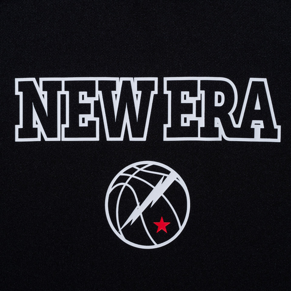 テック タンクトップ NEW ERA サンダーロゴ バスケットボール ブラック【NEW ERA BASKETBALL】