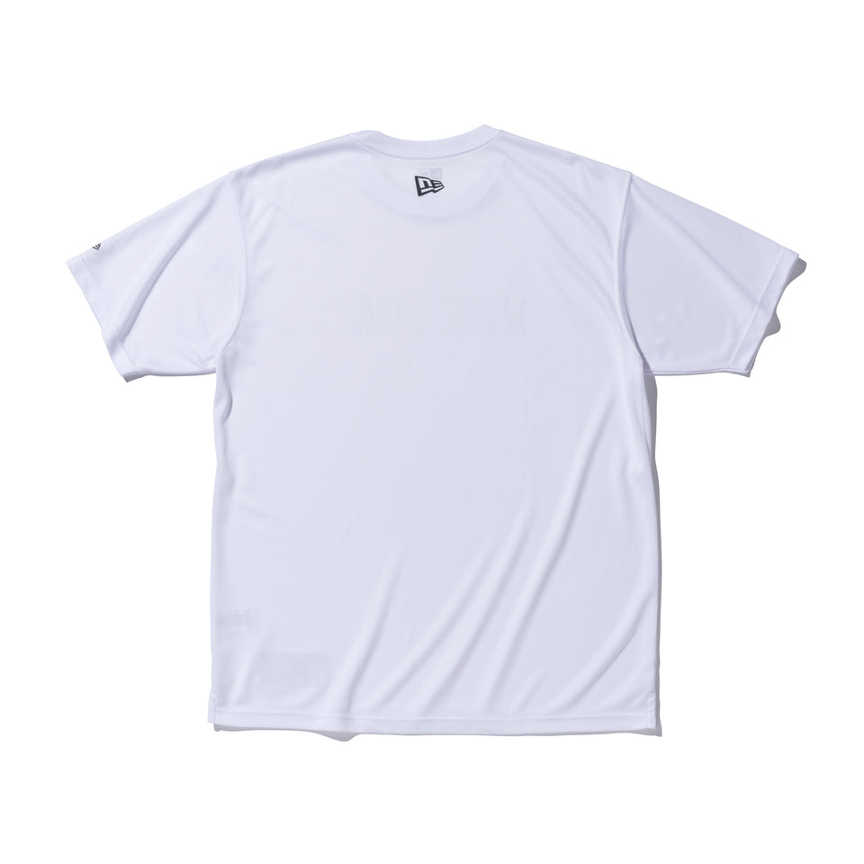半袖 テック Tシャツ NEW ERA フロントロゴ バスケットボール ホワイト【NEW ERA BASKETBALL】