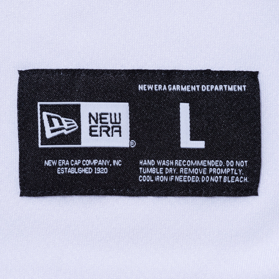 半袖 テック Tシャツ NEW ERA フロントロゴ バスケットボール ホワイト【NEW ERA BASKETBALL】