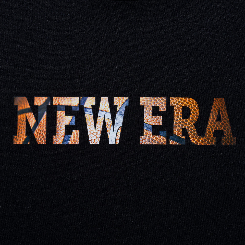 半袖 テック Tシャツ NEW ERA フロントロゴ バスケットボール ブラック【NEW ERA BASKETBALL】