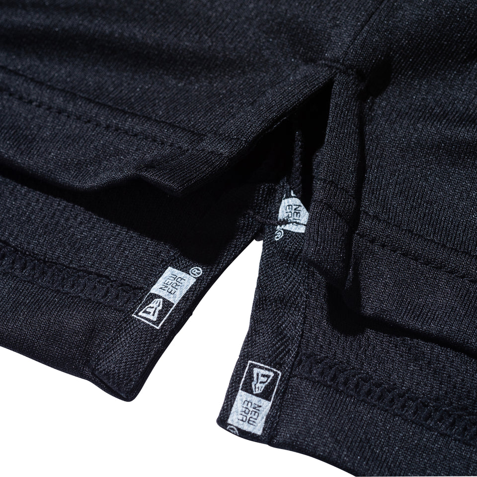 半袖 テック Tシャツ NEW ERA フロントロゴ バスケットボール ブラック【NEW ERA BASKETBALL】