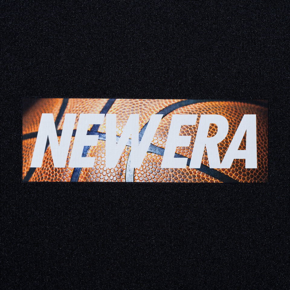 半袖 テック Tシャツ NEW ERA ボックスロゴ バスケットボール ブラック【NEW ERA BASKETBALL】