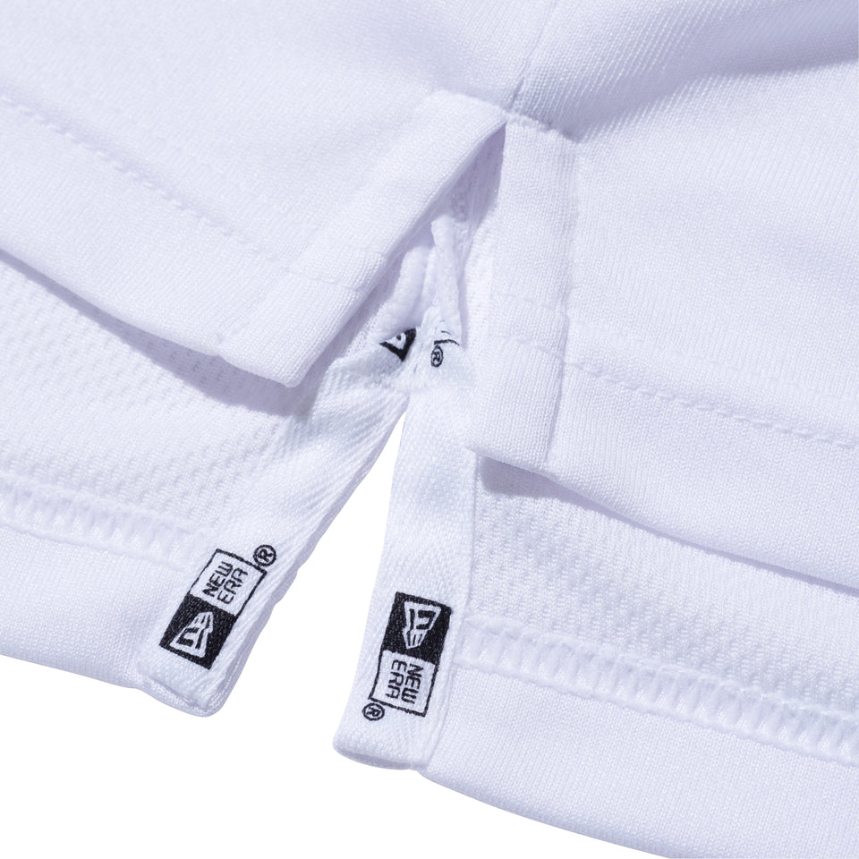 半袖 テック Tシャツ NEW ERA リアロゴ バスケットボール ホワイト【NEW ERA BASKETBALL】