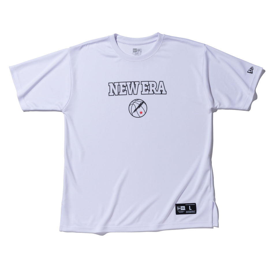 半袖 テック Tシャツ NEW ERA サンダーロゴ バスケットボール ホワイト【NEW ERA BASKETBALL】 | NEW ERA ニューエラ公式オンラインストア