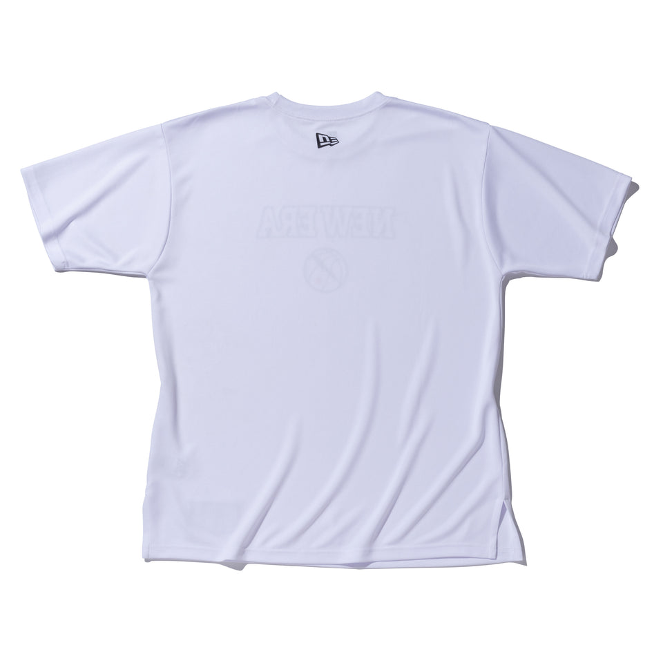 半袖 テック Tシャツ NEW ERA サンダーロゴ バスケットボール ホワイト【NEW ERA BASKETBALL】