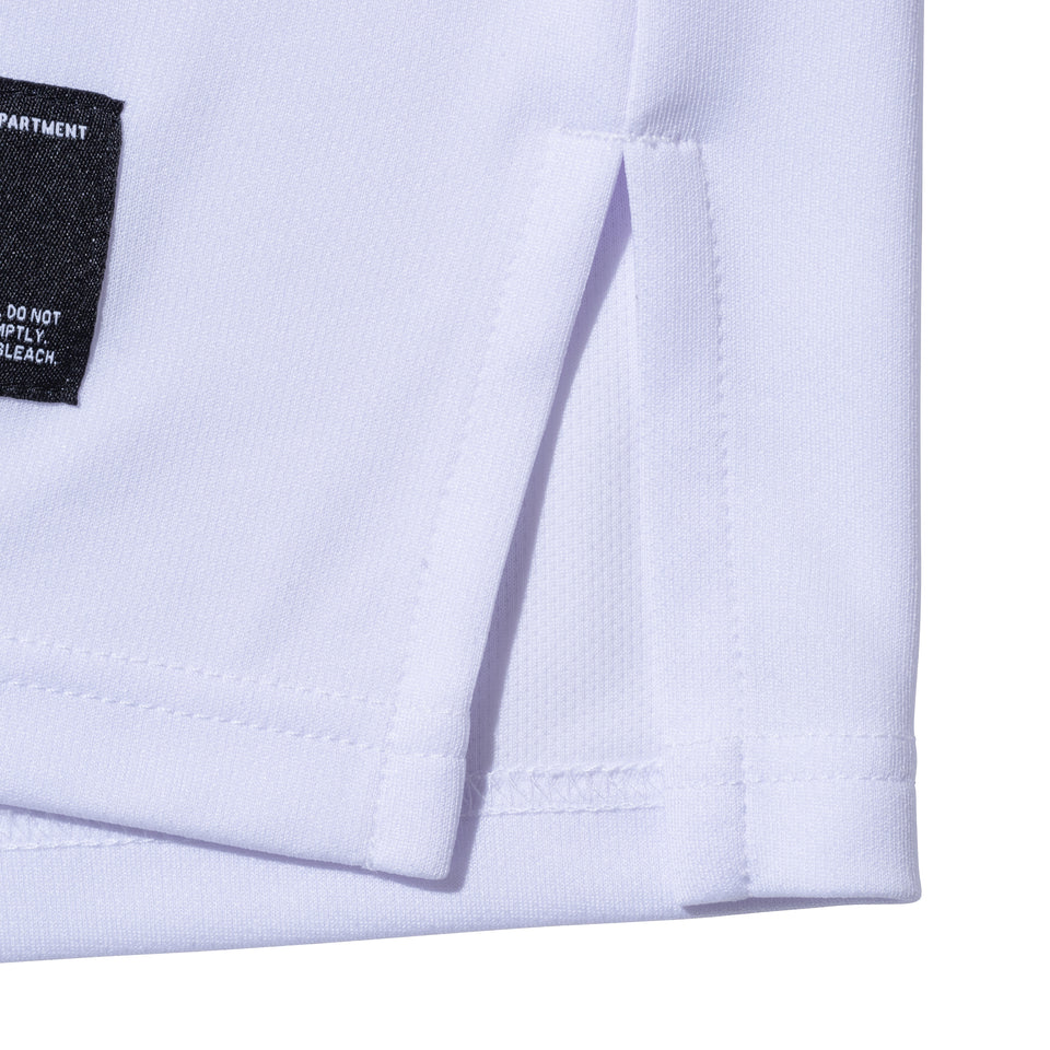 半袖 テック Tシャツ NEW ERA サンダーロゴ バスケットボール ホワイト【NEW ERA BASKETBALL】