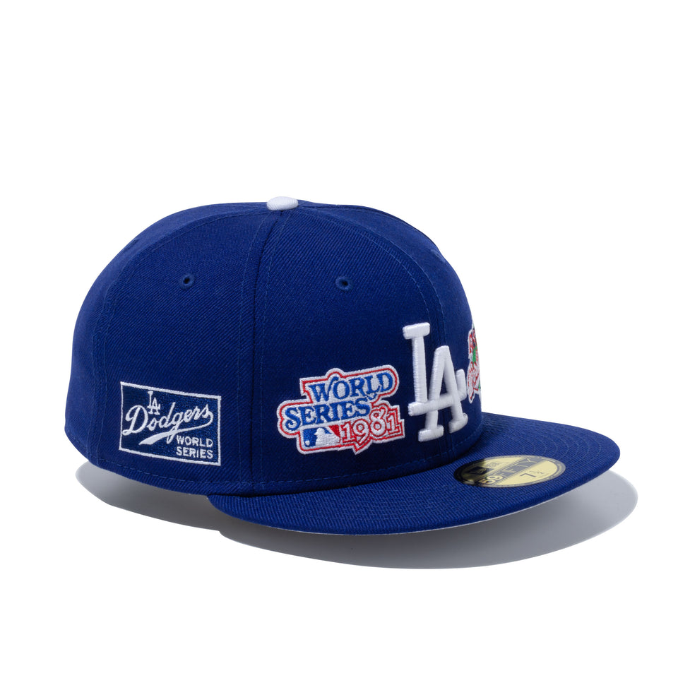 59FIFTY World Champions ロサンゼルス・ドジャース グレーアンダーバイザー