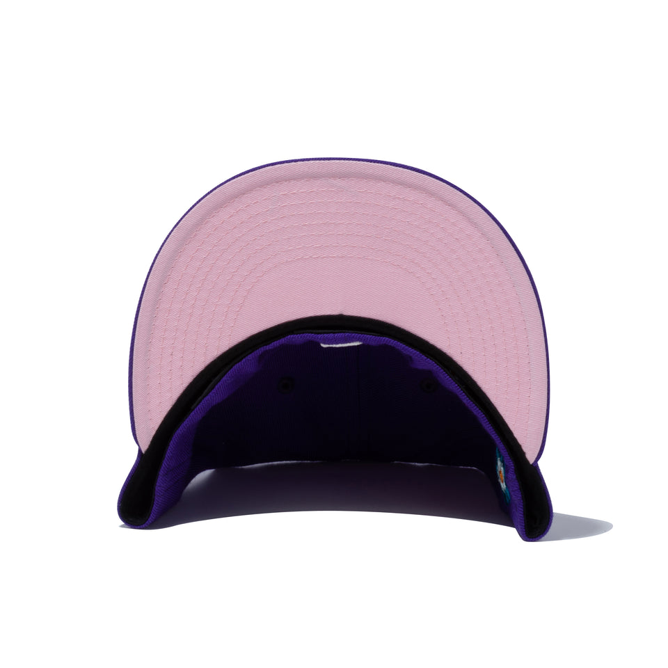 59FIFTY Chain Stitch Floral ロサンゼルス・レイカーズ ピンクアンダーバイザー