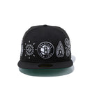 59FIFTY Paisley Elements ブルックリン・ネッツ ブラック