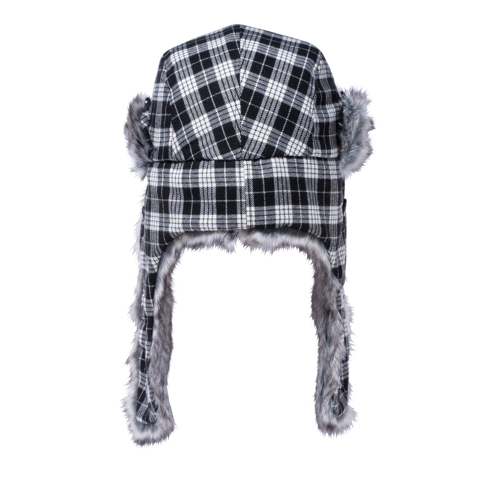 トラッパー タータン モノクロチェック