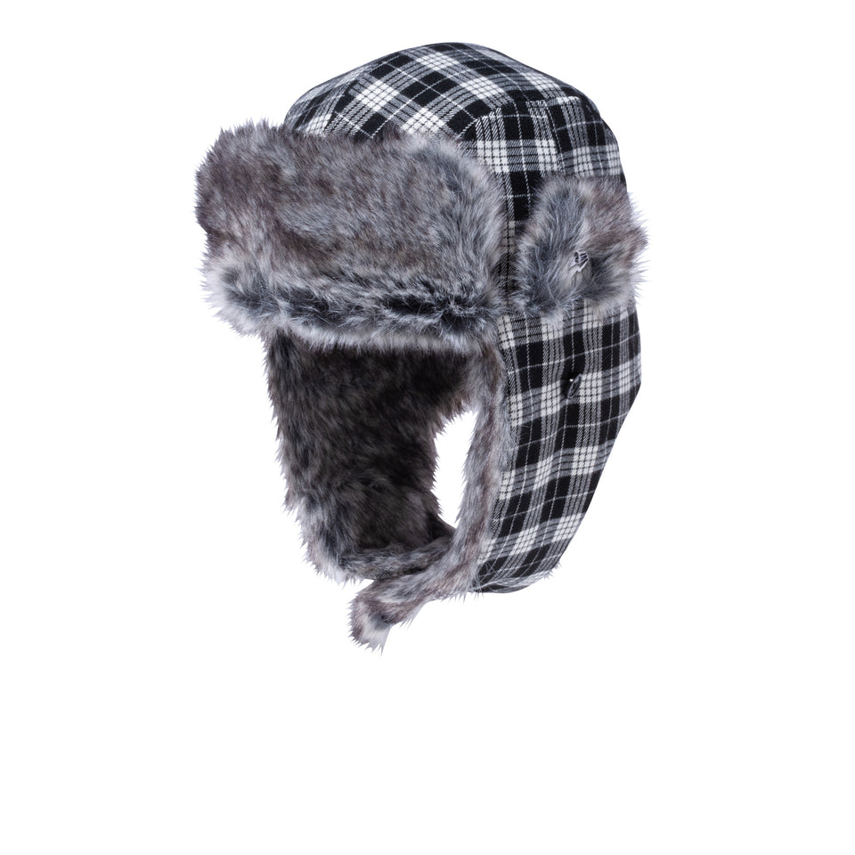 トラッパー タータン モノクロチェック