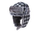 トラッパー タータン モノクロチェック