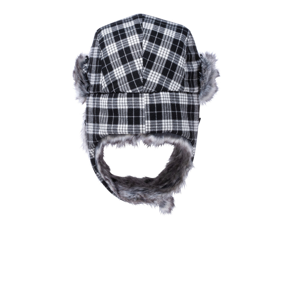 トラッパー タータン モノクロチェック