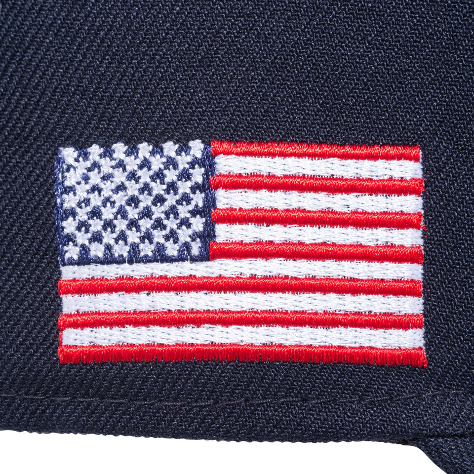 PC 59FIFTY スターズ&ストライプ デトロイト・タイガース USフラッグ ネイビー