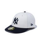 LP 59FIFTY ニューヨーク・ヤンキース MLB 2トーン クロームホワイト / ネイビー グレーアンダーバイザー