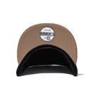 9FIFTY メルトン NEW ERA ブラック ブラウンスエードバイザー