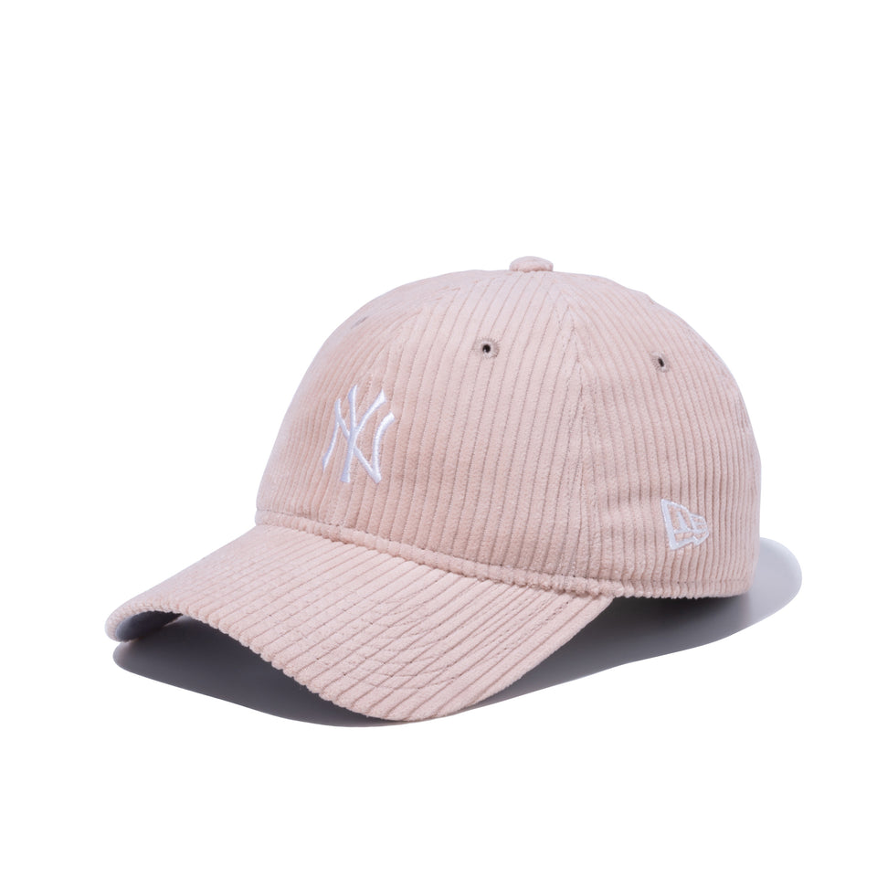 9TWENTY イージースナップ コーデュロイ ニューヨーク・ヤンキース ミッドロゴ ピンク