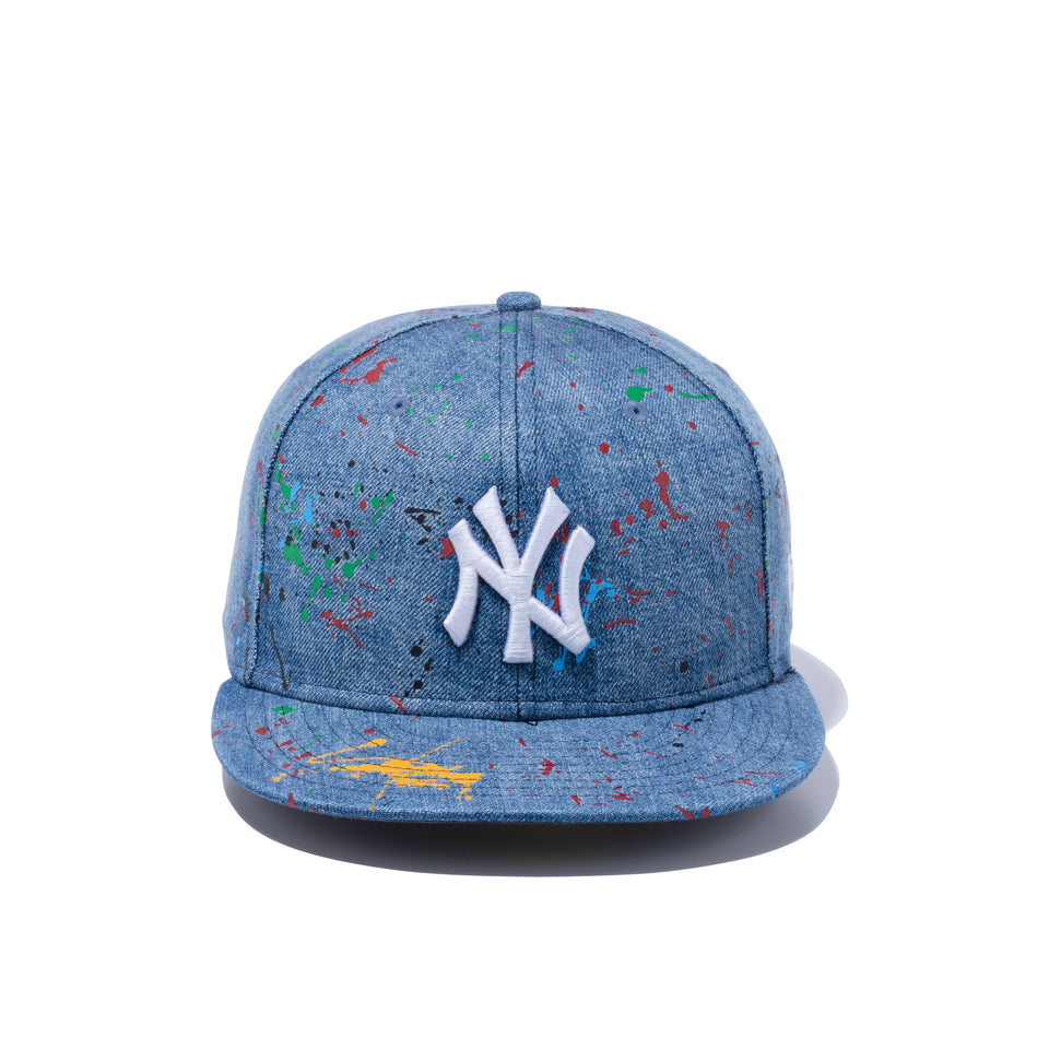 59FIFTY スプラッシュペイント ニューヨーク・ヤンキース ウォッシュドデニム