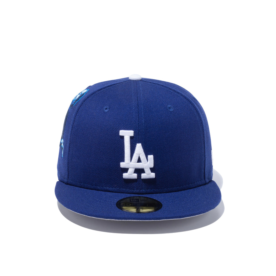 59FIFTY エンブロイダリー ロサンゼルス・ドジャース ダークロイヤル
